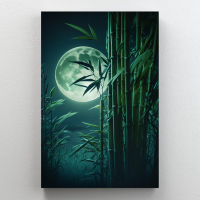 " Bamboo Shoots Under The Mooonlight "
