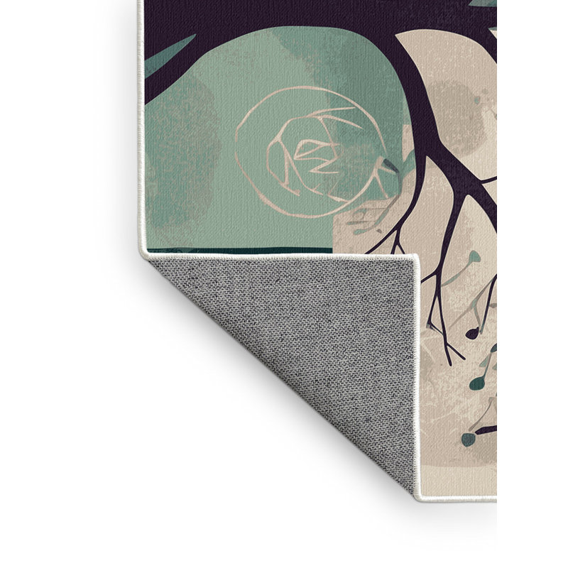 Luminous Overgrowth Rug, Round 3'