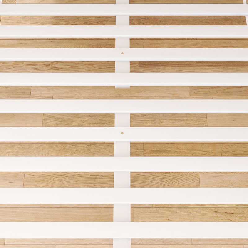 Grand lit à structure en bois avec tête de lit en rotin, Espresso