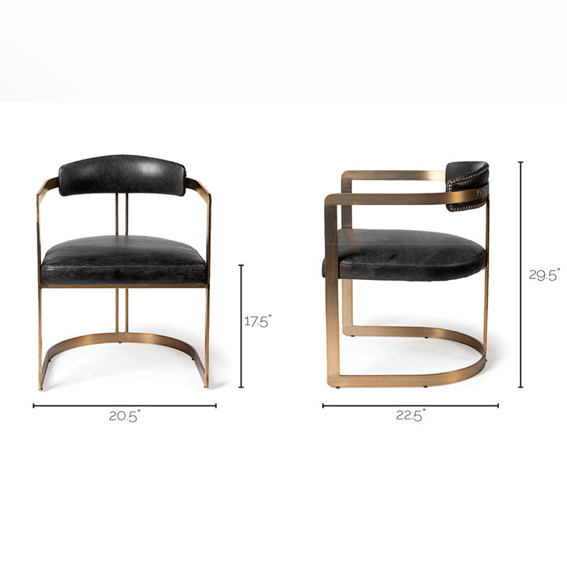 Hoskins I Arm Chair, Black