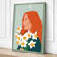 Woman with Spring Daffodils Botanical - Wrapped Canvas-628102850-628102855