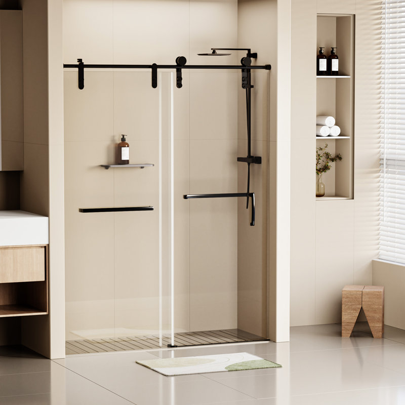 56-60 In. W X 76 In. H Frameless Shower Door