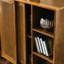 Buffet Mid-Century avec tablettes réglables et pieds en bois massif pour le salon, le vestibule, la chambre à coucher, rangement spacieux-132972401