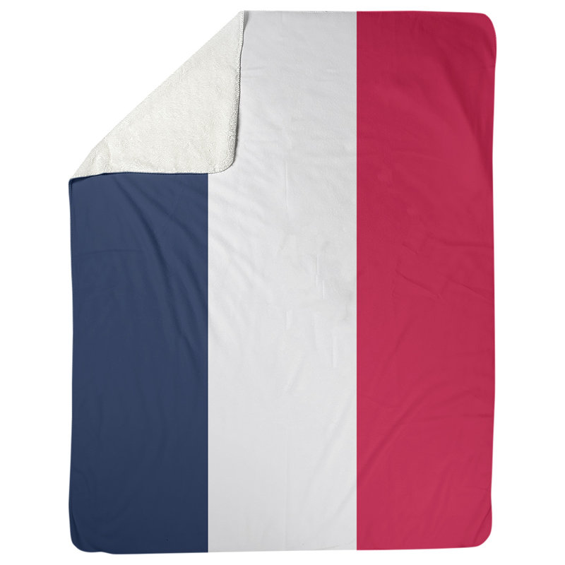 Jeté polaire de cleveland baseball, Baseball Cleveland, l 60 po x L 80 po, Bleu marine / Rouge