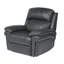 Aous 43" Wide Leather Match Power zero clearance recliner  Standard Recliner