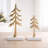 Modern Metal Tree Sculptures on Marble Base