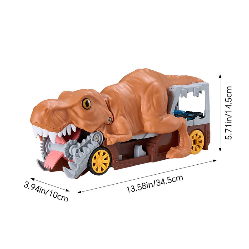 Boundary-Breaking Adventure King! Dual-Form Dinosaur Alloy Car Set