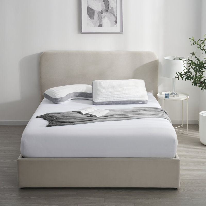 Oreiller de soutien en mousse viscoélastique gélifiée, 16 po x 32 po