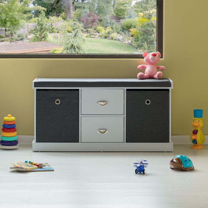 Banc de rangement pour chaussures blanc Rathdowney