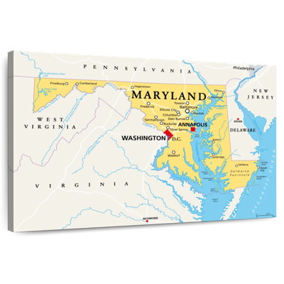 Carte d'Aliaz, Maryland