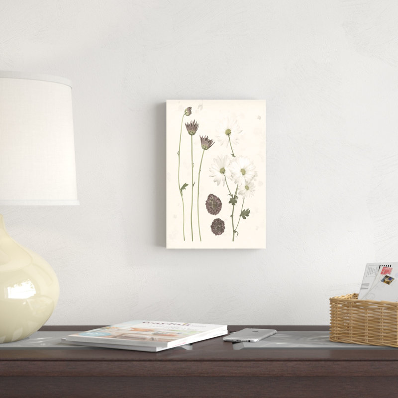 «Pressed Blooms IV», impression sur toile, H 12 po x l 8 po