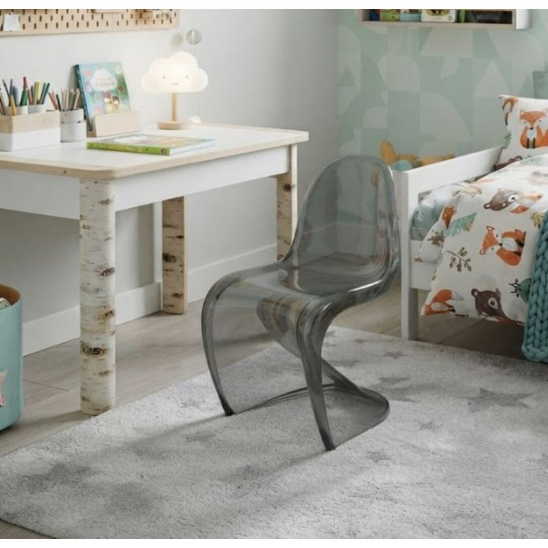 Chaise en plastique pour enfants Bongi, Fumée