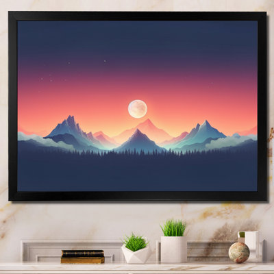 Minimalisme Alpine Beauty II - paysages, impressions sur toile