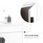 Meuble-lavabo pour salle de bain avec lavabo simple, meuble-lavabo sous-comptoir moderne avec double tiroir, meuble-lavabo sur pied autoportant, bois d'ingénierie-112367341