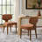 Keim Mid Century Modern Dining Chair with Solid Wood Legs Set of 2-1063126758