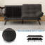 Canapé-lit futon de 71 po avec accoudoirs et dossier réglables, causeuse convertible multifonctionnelle pour salon, appartement, bureau-1693468369-1709616489