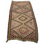 Ghelim Wool Brown/Pink Rug