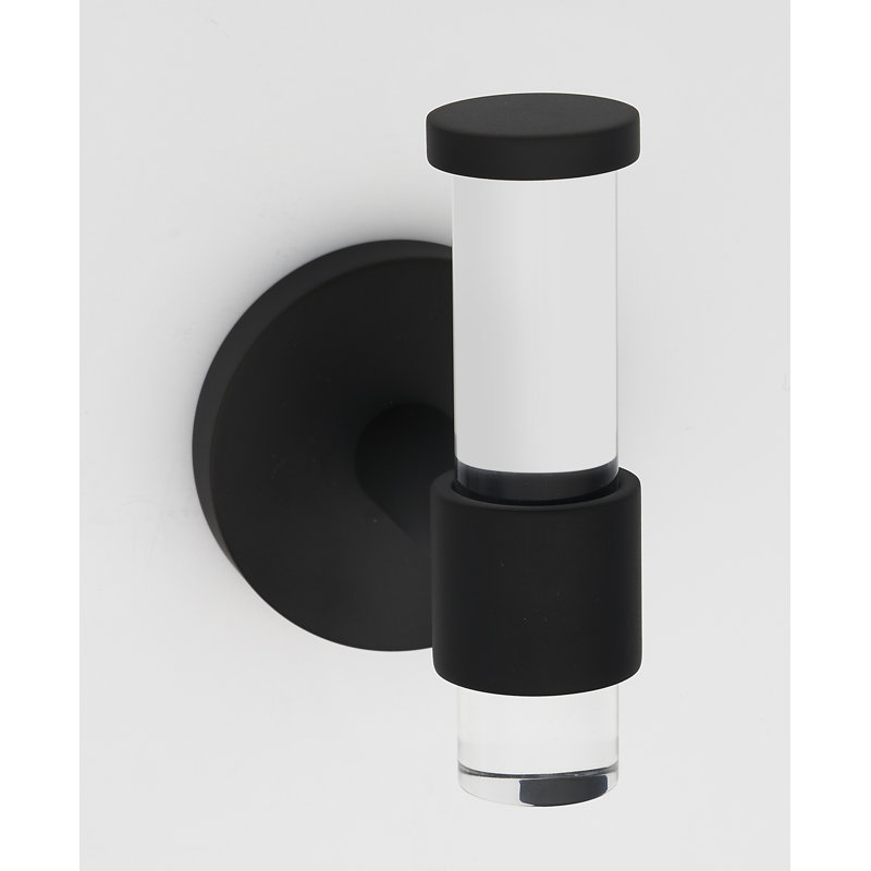 Single Robe Hook, Matte Black