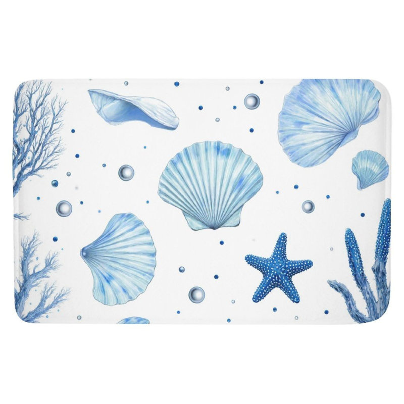 Tapis pour salle de bain Ocean Shell