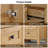 Wimer 48" Modern Farmhouse Double Sink Bathroom Vanity With Resin Sink Top, Natural Wood Tune, Assembly Required-152393115