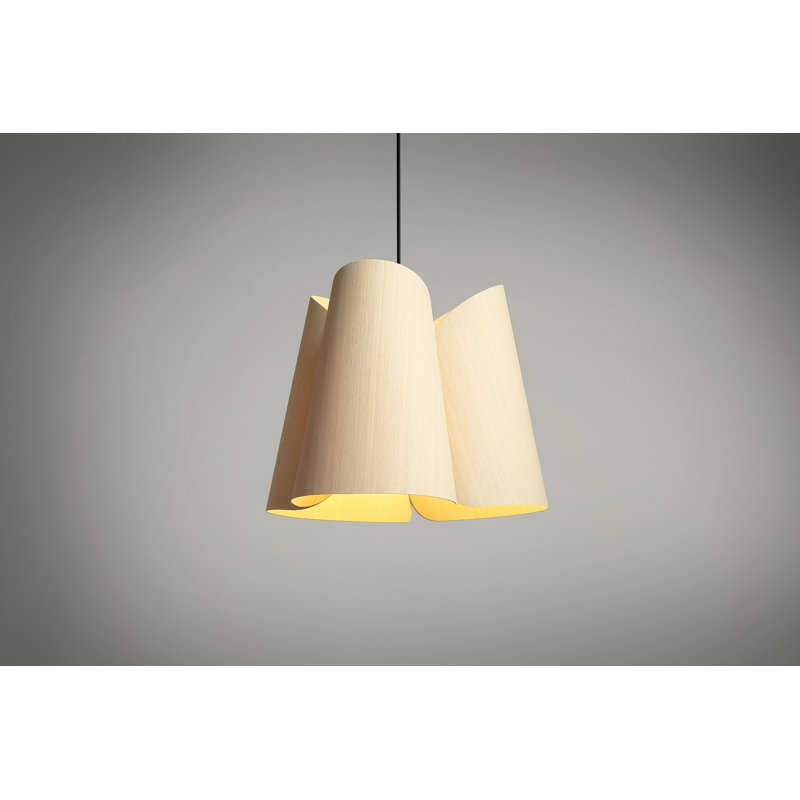 Luminaire suspendu 1 lumière Julieta, Frêne