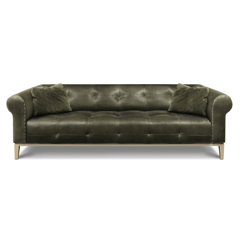 Sloanestreet Sofa, Desert (Longhorn), Stainless Steel