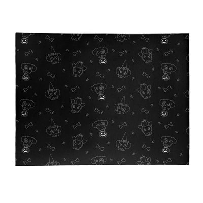 Tapis fait main area black