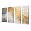 Soleil brisant les nuages - art mural abstrait 4 pièces-1462510030