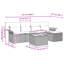 251cm Wide Patio Sofa with Cushions