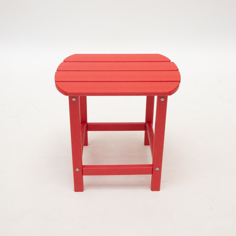 Table d'appoint en PEHD 18 po LuXeo Corona, Rouge