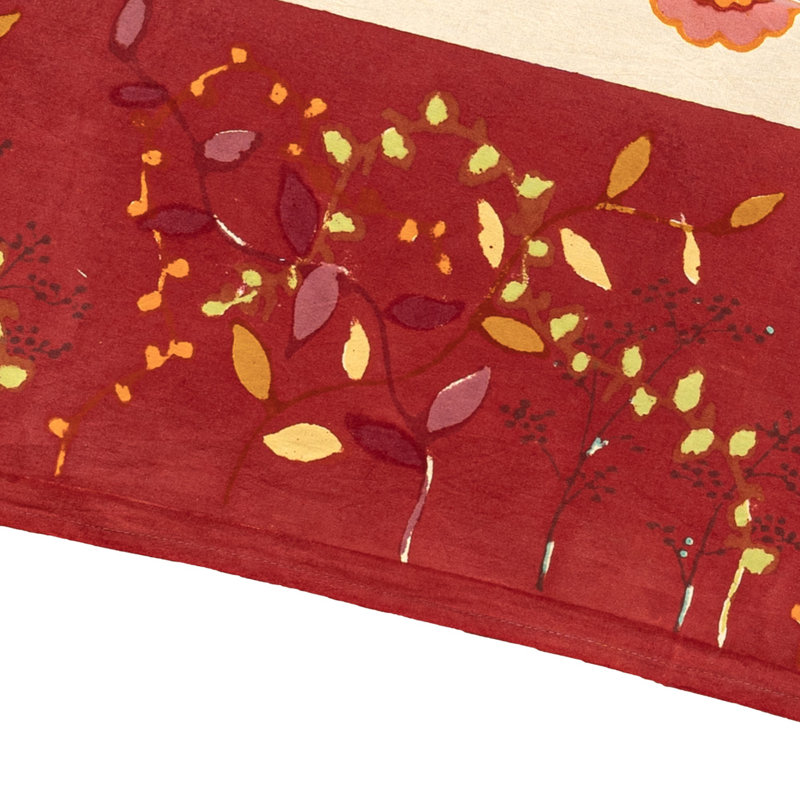 Treetop Handmade Floral Tablecloth, 71" W x 142" L, Multi