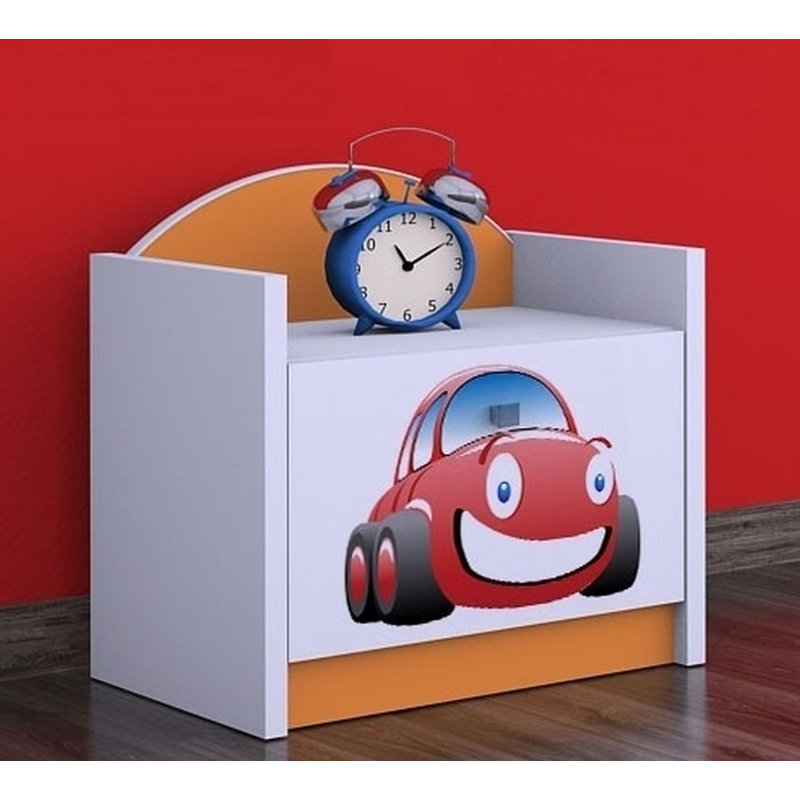 Devon Nightstand, Orange