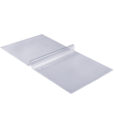 VEVOR 12" X 24" Rectangle Table Cover Thick PVC Plastic Tablecloth, Clear