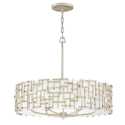 Farrah 6 - Light Unique / Statement Drum Chandelier