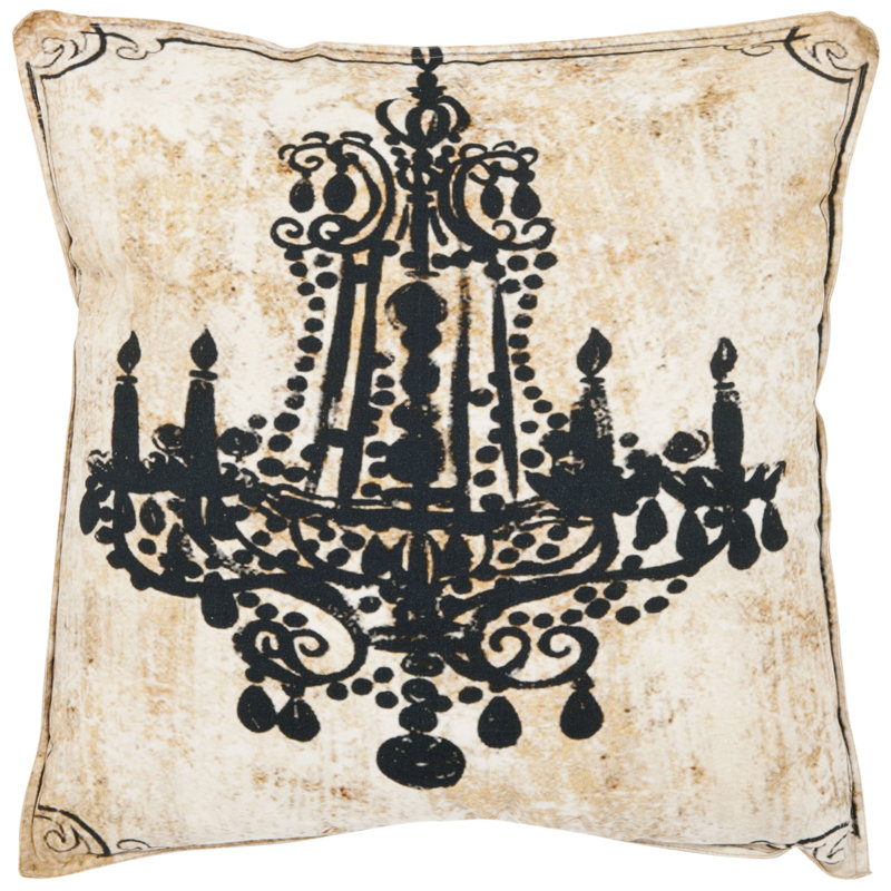 Coussin en coton velleron, 20 po x 20 po