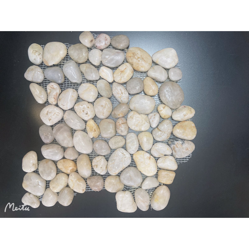 Pebble 12" x 12" Natural Stone Mosaic Pattern Wall & Floor Tile