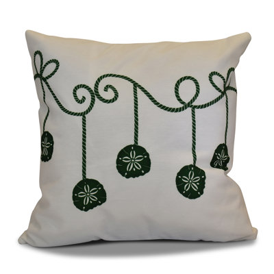 Housse et insert de coussin carré Coastal Christmas