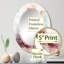Wasat - Miroir mural moderne ovale-2082617965