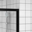 Pare-baignoire double coulissant avec largeur réglable de 56 à 60 po, verre trempé de 1/4 po (6 mm), roulettes silencieuses, angle de sécurité, cabine de douche à poignée de 58 po de hauteur, conception transparente, installation réversible, eau