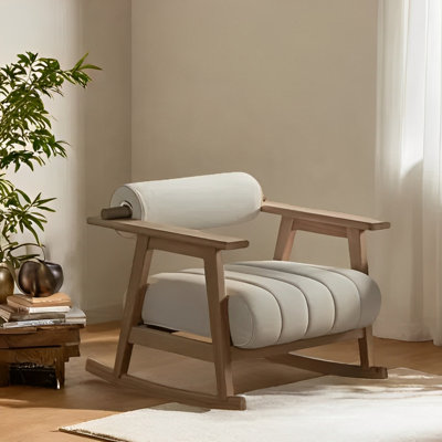 Creative fashion solid wood leisure rocking chair