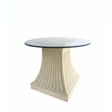 Fluted Outdoor Round Dining Table