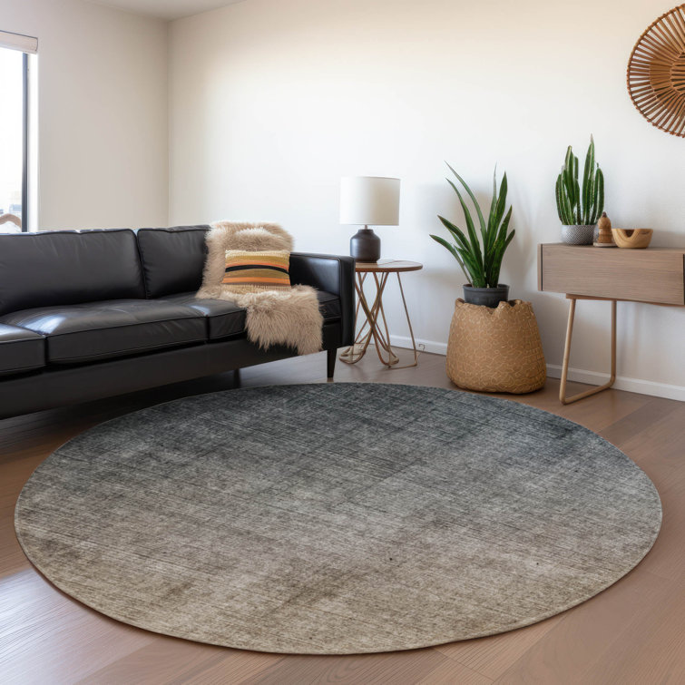 Premium Machine Washable Cerrito AMF569 Gray Rug