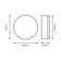 Philips LED Shan Ceiling Light 27K 12W Warm White
