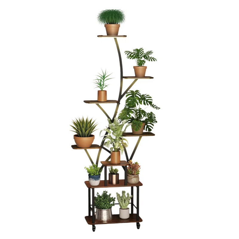 Présentoir à plantes à 8 niveaux