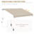 13' X 8' Retractable Awning, Patio Awnings, Sunshade Shelter W/ Manual Crank Handle, UV & Water - Resistant Fabric And Aluminum Frame-740363468