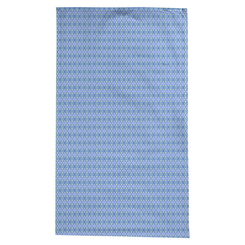 Nappe losanges doublés Leffel, Bleu / vert