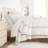 Duvet Cover Set Patterned Microfiber Ultra Soft Bedding in Natural Geo Lines-105813891