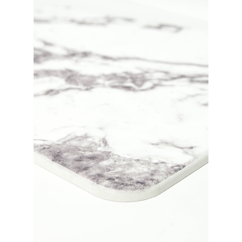 Marble Grey Stone Quick Drying Mat