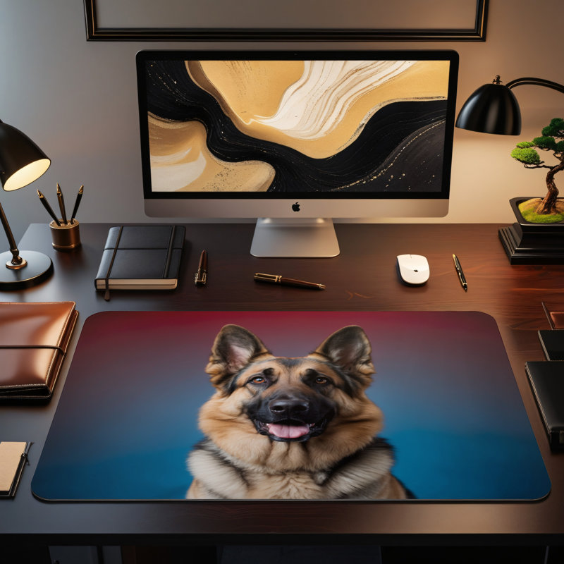 Polyester Desk Pad, 23.6x13.8