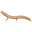 55cm Long Acacia Single Chaise